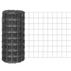 vidaXL Euro hek 10x0,8 m staal grijs, Verzenden, Nieuw, IJzer, Minder dan 1 meter