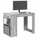 vidaXL Bureau met lade&plank 102x62x77,5 cm bewerkt hout, Huis en Inrichting, Verzenden, Nieuw