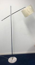 Tweedekans | Staande vloerlamp booglamp verstelbaar zilver, Huis en Inrichting, Lampen | Vloerlampen, Ophalen of Verzenden, Zo goed als nieuw