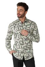 Dollar Geld Overhemd Heren OppoSuits, Kleding | Heren, Nieuw, Verzenden