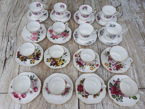 Royal Windsor en Royal Ascot - Kop en schotel (16) - Royal, Antiek en Kunst, Antiek | Meubels | Tafels