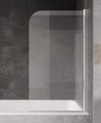 Badwand Torino 90 x 140 cm Chroom Badscherm Draaibaar, Doe-het-zelf en Verbouw, Sanitair, Nieuw, Bad, Verzenden