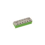 ABB aardblok 20 x 2,5mm² en 6 x 25mm² ZK206G, Doe-het-zelf en Verbouw, Elektra en Kabels, Ophalen of Verzenden, Nieuw
