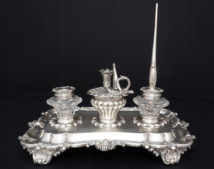 Inktpot (7) - Robinson, Edkins & Aston (1833–1846) –, Antiek en Kunst, Antiek | Goud en Zilver