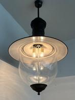 Lamp - Emaille, Glas, Metaal - Groot model Fabriekslamp, Antiek en Kunst