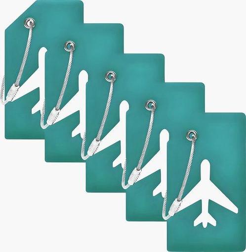 Tweedekans | EverNeeds Bagagelabel - Siliconen - Mint - 5, Sieraden, Tassen en Uiterlijk, Koffers, Zo goed als nieuw, Ophalen of Verzenden