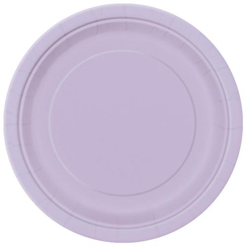 Borden Lila 22cm 8st, Hobby en Vrije tijd, Feestartikelen, Nieuw, Verzenden