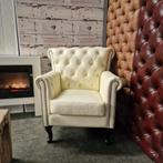 Chesterfield Southfolk fauteuil  special - Vanille, Huis en Inrichting, Fauteuils, Ophalen, Klassiek, Nieuw, 75 tot 100 cm