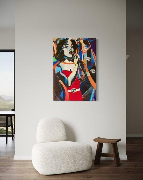 Knut-Peter Hoffmann - Supergirl XL, Antiek en Kunst, Kunst | Schilderijen | Modern