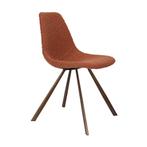 *WOONWINKEL* Dutchbone Franky Boucle Terra Boucle Eetkamerst, Huis en Inrichting, Stoelen, Verzenden, Nieuw