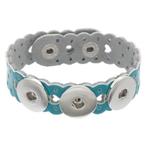 Fako Bijoux® - Armband Voor Click Buttons - Leder Harten -, Sieraden, Tassen en Uiterlijk, Verzenden, Nieuw