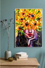 Aliaksandra Tsesarskaya - Girl with sunflowers