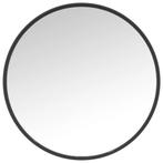 vidaXL Wandspiegel 50 cm Zwart - Retourdeal - Stijlvol &..., Huis en Inrichting, Woonaccessoires | Spiegels, Rond, Nieuw, Ophalen of Verzenden