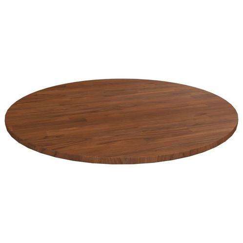 Eiken Tafelblad Ã90cm Donkerbruin - Retourdeal! 46% Korti, Huis en Inrichting, Tafelonderdelen, 50 tot 100 cm, Tafelblad, 50 tot 100 cm