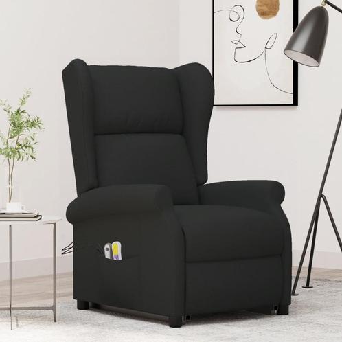 vidaXL Sta-op-massagestoel stof zwart, Sport en Fitness, Massageproducten, Nieuw, Verzenden