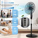 Aigostar Statiefventilator - Ventilator Staand - Verstelbaar, Verzenden, Nieuw
