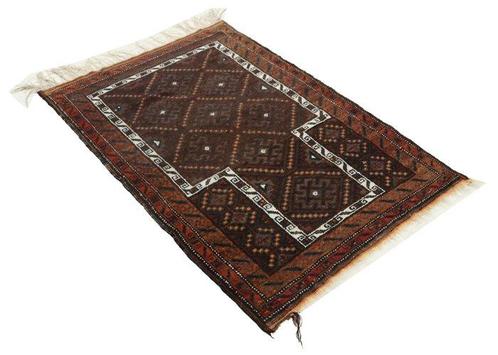 Belutsch Antieke Tapijten - Vloerkleed - 130 cm - 85 cm -, Huis en Inrichting, Stoffering | Tapijten en Kleden