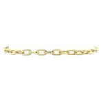 Gouden vintage closed forever armband 14 krt, Sieraden, Tassen en Uiterlijk, Armbanden, Ophalen of Verzenden, Nieuw