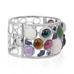 Armband - 14 karaat Witgoud - 77.63ct. tw. Jade