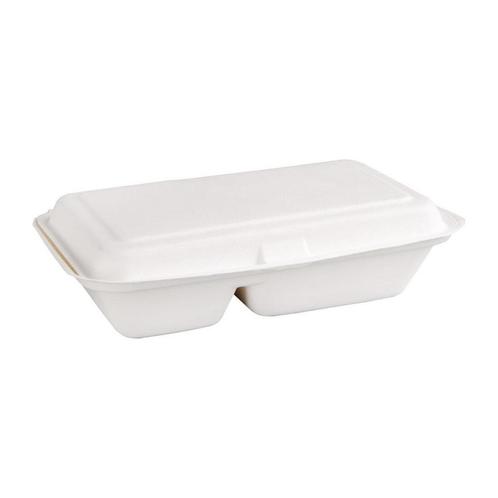 composteerbare bagasse voedseldozen | 200 stuks | 6,5(h)..., Zakelijke goederen, Horeca | Keukenapparatuur, Verzenden