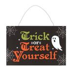 Tekstbord - Trick or Treat Yourself, Huis en Inrichting, Ophalen of Verzenden, Nieuw