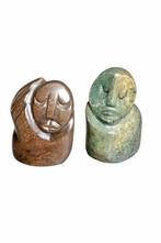 set Shona-beeldjes handgesneden - sculptuur - Zimbabwe, Antiek en Kunst