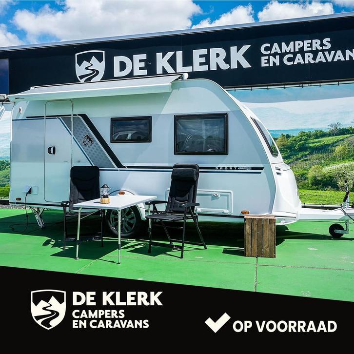 Knaus SPORT 420 QD E Power, Caravans en Kamperen, Caravans, 1000 - 1250 kg, tot en met 3, 6 tot 7 meter, Knaus, Ophalen
