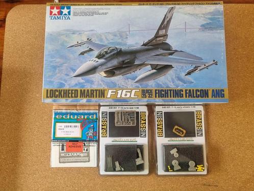 Tamiya 61101 F-16C [Block 25/32] Fighting Falcon 1:48 +, Hobby en Vrije tijd, Modelbouw | Vliegtuigen en Helikopters, Verzenden