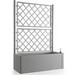STEFANPLAST - Luxe bloembak - rechthoekig met steengrijs..., Tuin en Terras, Bloembakken en Plantenbakken, Verzenden, Nieuw