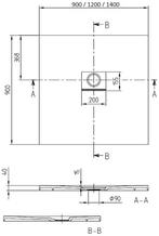 Villeroy & Boch Douchevloer van €915.00 voor €461.62, Doe-het-zelf en Verbouw, Sanitair, Ophalen of Verzenden, Nieuw, Douche