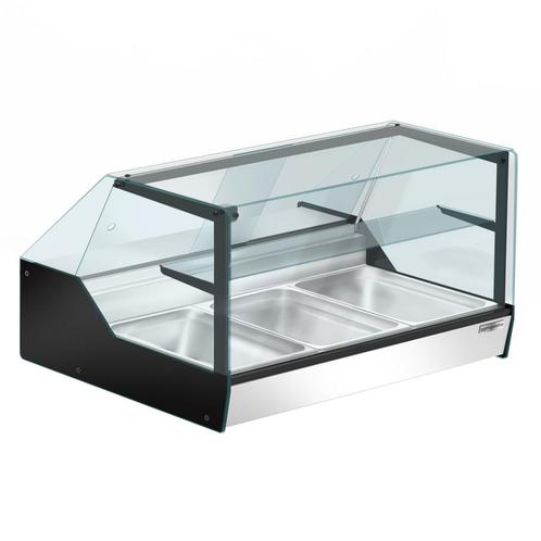 GGM Gastro | Warmhoudvitrine - 1000mm - 3 x GN 1/1 | WHVND13, Zakelijke goederen, Horeca | Meubilair en Inrichting, Nieuw in verpakking