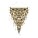 wandkleed gevlochten palmblad driehoek 55cm aan stok*, Huis en Inrichting, Verzenden, Nieuw