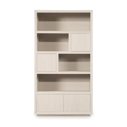 *WOONWINKEL* Eleonora Helsinki Vakkenkast Taupe Eiken 120 Cm, Huis en Inrichting, Kasten | Wandmeubels, Nieuw, Verzenden