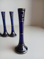 Eenbloemige vaas (6) - Glas - XIX, Antiek en Kunst
