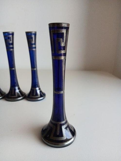 Eenbloemige vaas (6) - Glas - XIX, Antiek en Kunst, Antiek | Glas en Kristal