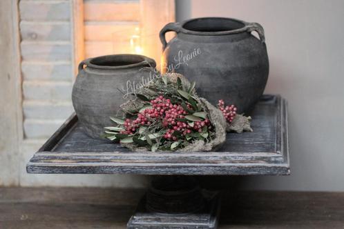 Toef in shabby doek pepperberries, Huis en Inrichting, Woonaccessoires | Kransen, Nieuw, Ophalen of Verzenden