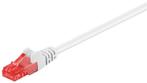 Cat6 25m wit UTP kabel, Computers en Software, Pc- en Netwerkkabels, Ophalen of Verzenden, Nieuw