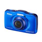 Nikon Coolpix S32 Waterdichte Digitale Compact Camera - Blau, Verzenden, Zo goed als nieuw