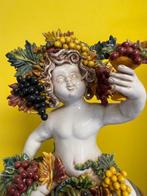 Beeld, Putto con grappoli duva, piccolo Bacco - 58 cm -, Antiek en Kunst