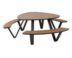 Picknicktafel - Arezzo - Driehoek - Polywood - Lesli Living, Nieuw, Verzenden