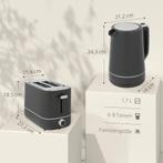 Set Bestaande Uit 1,7 L Waterkoker En Broodrooster Met 6 Bru, Verzenden, Nieuw