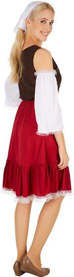 2dekans | Dressforfun Vrouwenkostuum middeleeuwen meid XXL -, Ophalen of Verzenden, Zo goed als nieuw