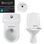 WC bril Softclose - Toiletbril - Wit - KESSER®, Verzenden, Nieuw