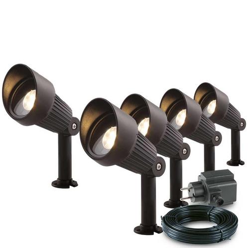 5x LED grond spot - 12V - 3 watt - complete set, Tuin en Terras, Overige Tuin en Terras, Nieuw, Ophalen of Verzenden