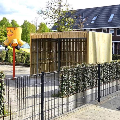 F-Line open hout of stalen fietsenstalling, Fietsen en Brommers, Fietsaccessoires | Fietsenrekken, Nieuw
