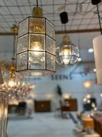 Vintage hanglamp Glashütte Limburg, Huis en Inrichting, Lampen | Hanglampen, Gebruikt, Glas, Mid century 