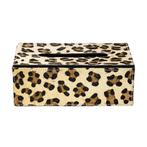 *tissuebox koehuid luipaard 25x14x9cm*, Verzenden, Nieuw
