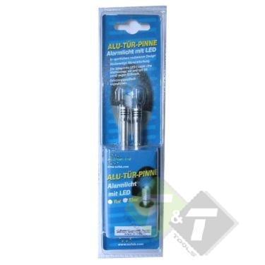 Aluminium Deurpinnen VW Met Ledlamp Blauw, Voor Alle Deurpin, Auto diversen, Tuning en Styling, Ophalen of Verzenden