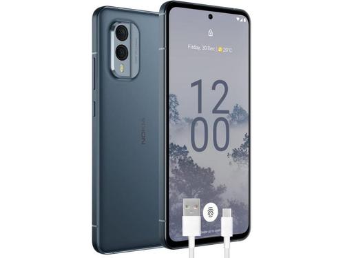 Nokia X30 - 5G-smartphone - 128 GB - 50 MP - Blauw, Huis en Inrichting, Woonaccessoires | Overige, Nieuw, Verzenden