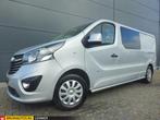 Opel Vivaro 1.6 CDTI L2H1 DC Sport 125 PK Nieuwstaat nav cam, Nieuw, Zilver of Grijs, Lease, Financial lease